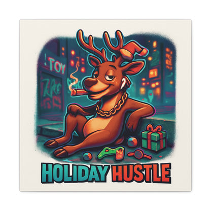 Christmas Matte Canvas Wall Art — Holiday Stretched Canvas 1.25"