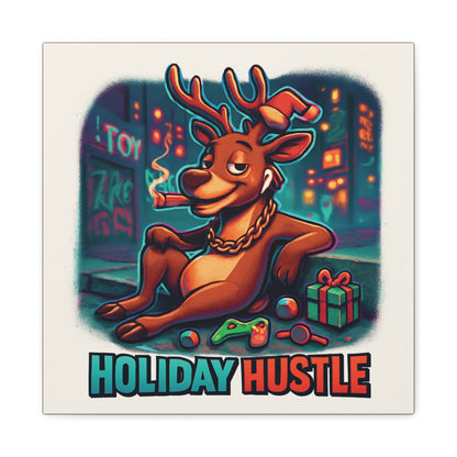 Christmas Matte Canvas Wall Art — Holiday Stretched Canvas 1.25"