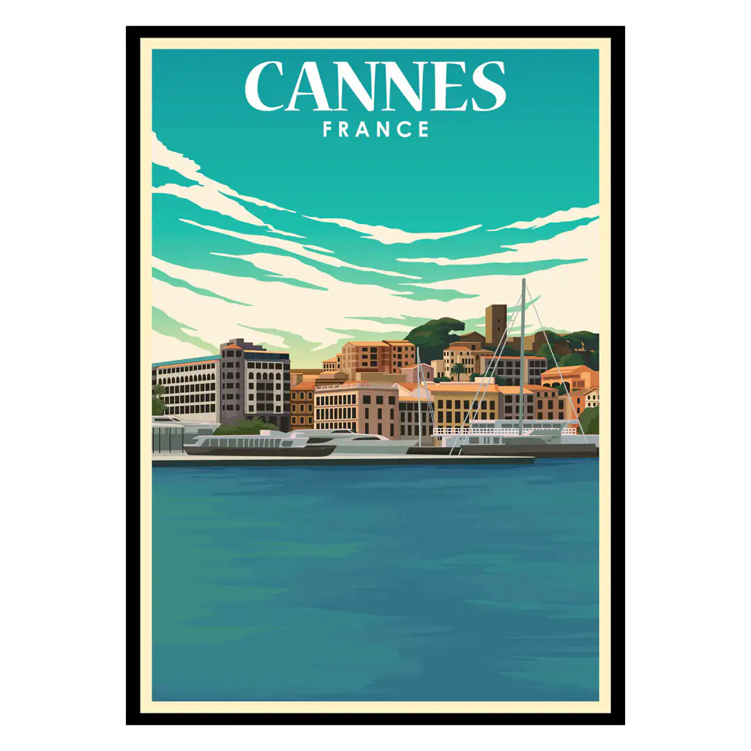 Canne France Poster