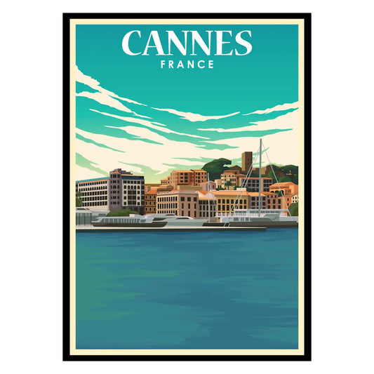 Canne France Poster