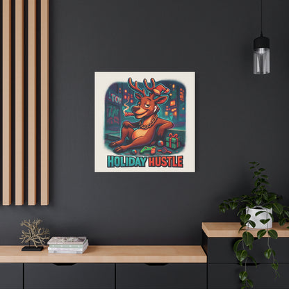 Christmas Matte Canvas Wall Art — Holiday Stretched Canvas 1.25"