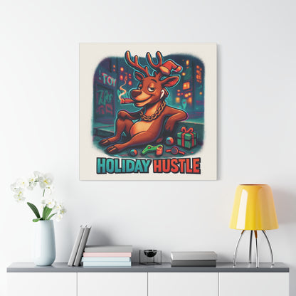 Christmas Matte Canvas Wall Art — Holiday Stretched Canvas 1.25"