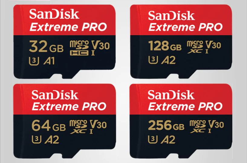SanDisk High-Speed U3 TF Card 256GB for Cameras